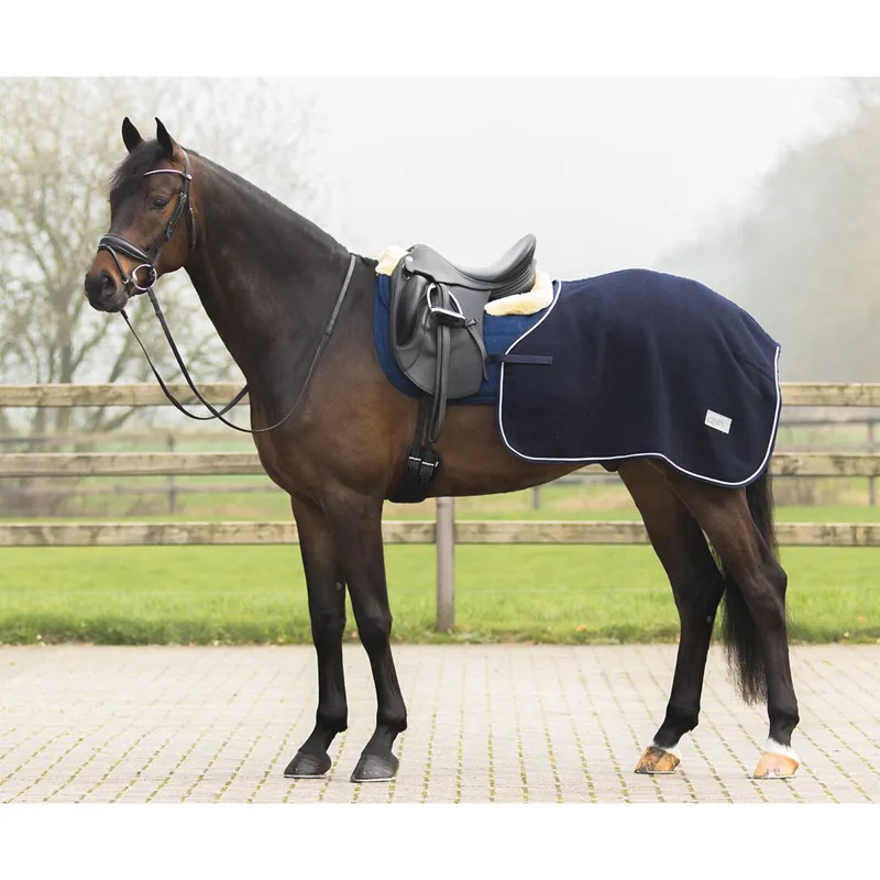 QHP Exercise Rug Wool Quarter - Navy