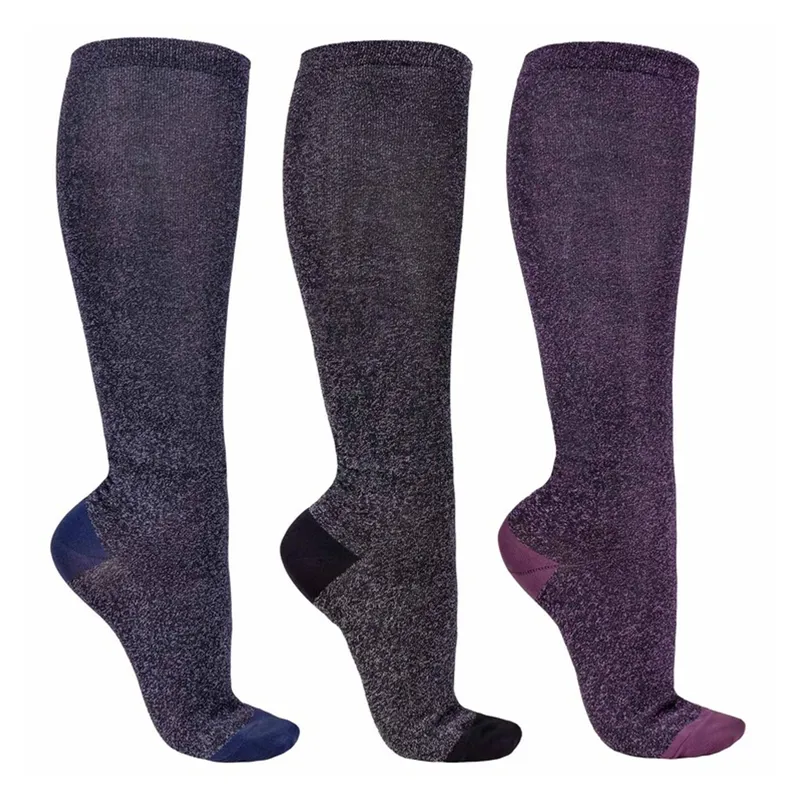 QHP Knee Stockings Collection 3 Pack - Mixed