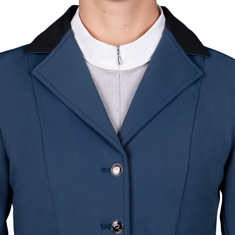 QHP Competition Jacket Juliet Junior - Petrol Blue-1