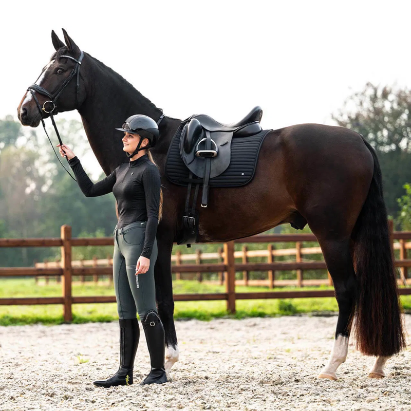QHP Saddlepad Avélie Dressage - Black-5