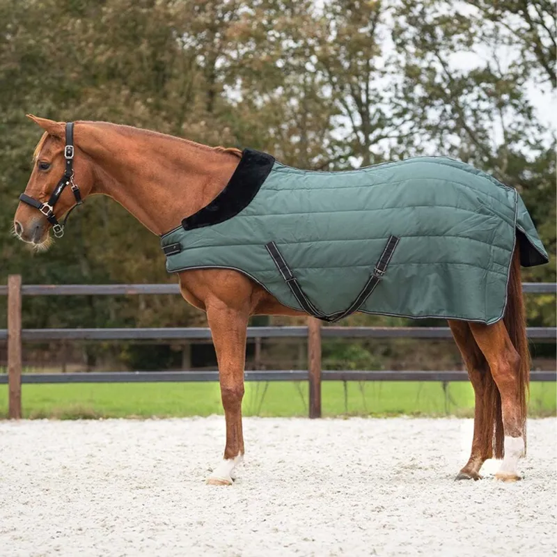 QHP Stable Rug Avélie 200g - Jungle Green