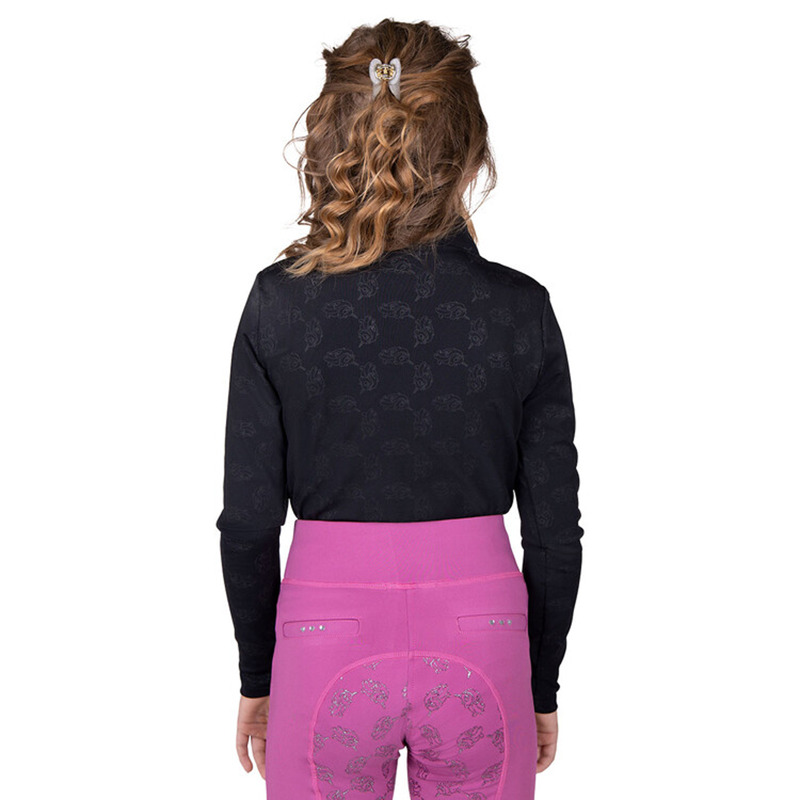 QHP Sport Shirt Lissie Junior - Black-1