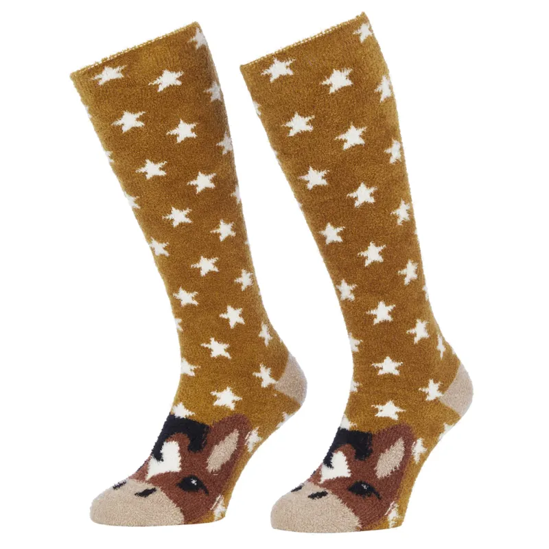 LeMieux Junior Fluffy Character Socks - Chancer