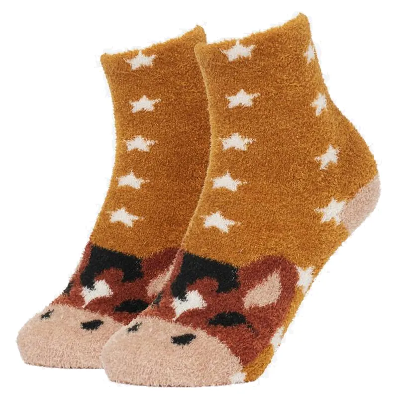 LeMieux Mini Fluffy Character Socks - Chancer