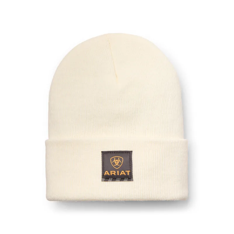 Ariat Men's Rebar Beanie - Natural