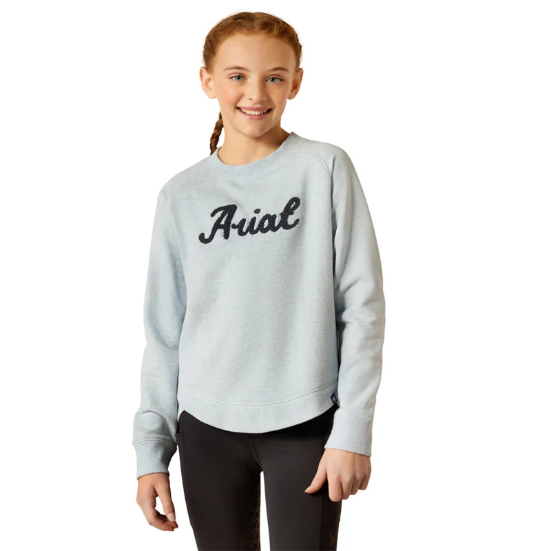 Ariat Youth Benicia Sweatshirt - Cerulean Heather