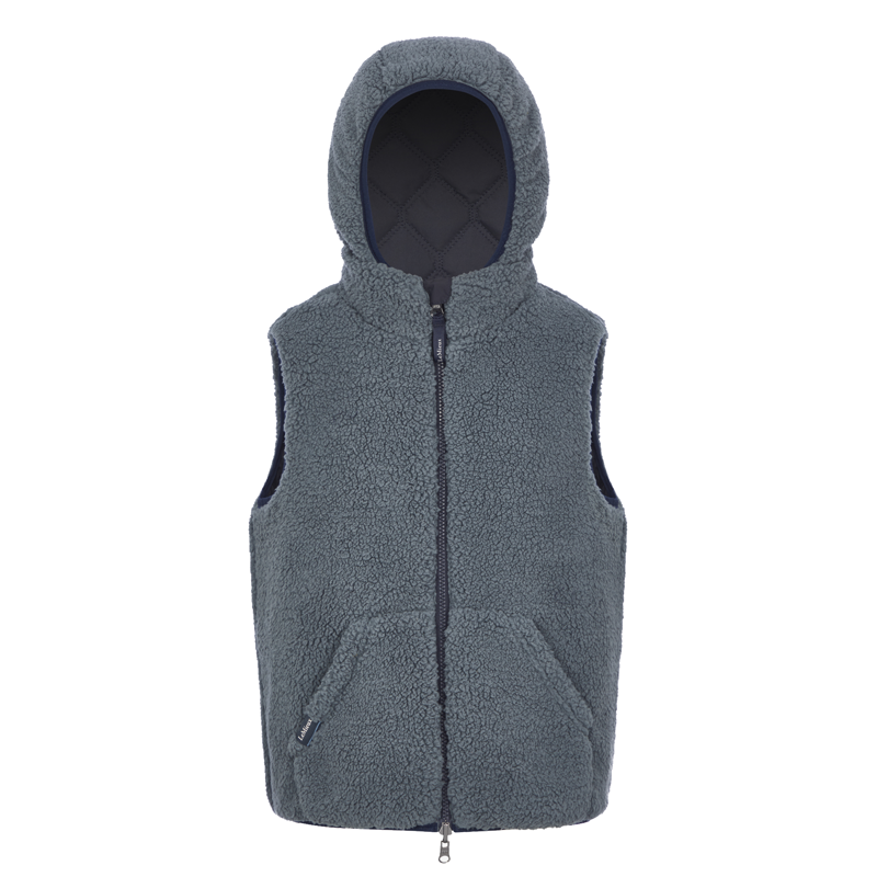 LeMieux Young Rider Eloise Reversible Winter Gilet - Navy-1