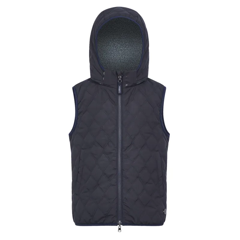 LeMieux Young Rider Eloise Reversible Winter Gilet - Navy