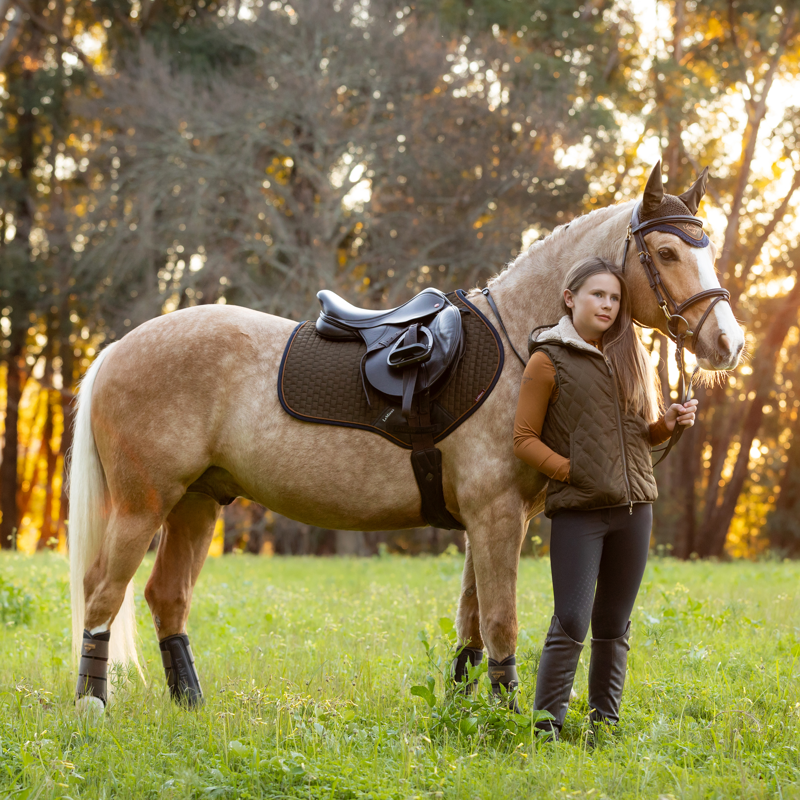 LeMieux Young Rider Eloise Reversible Winter Gilet - Alpine-6