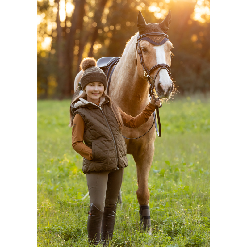 LeMieux Young Rider Eloise Reversible Winter Gilet - Alpine-7