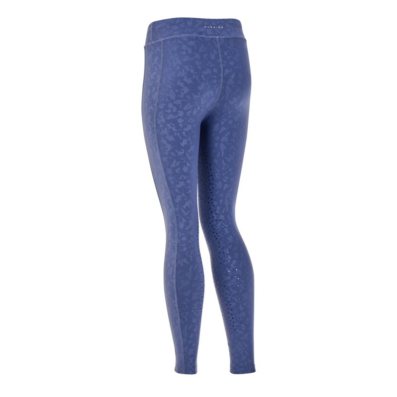Aubrion Non Stop Riding Tights - Young Rider - Blue-1