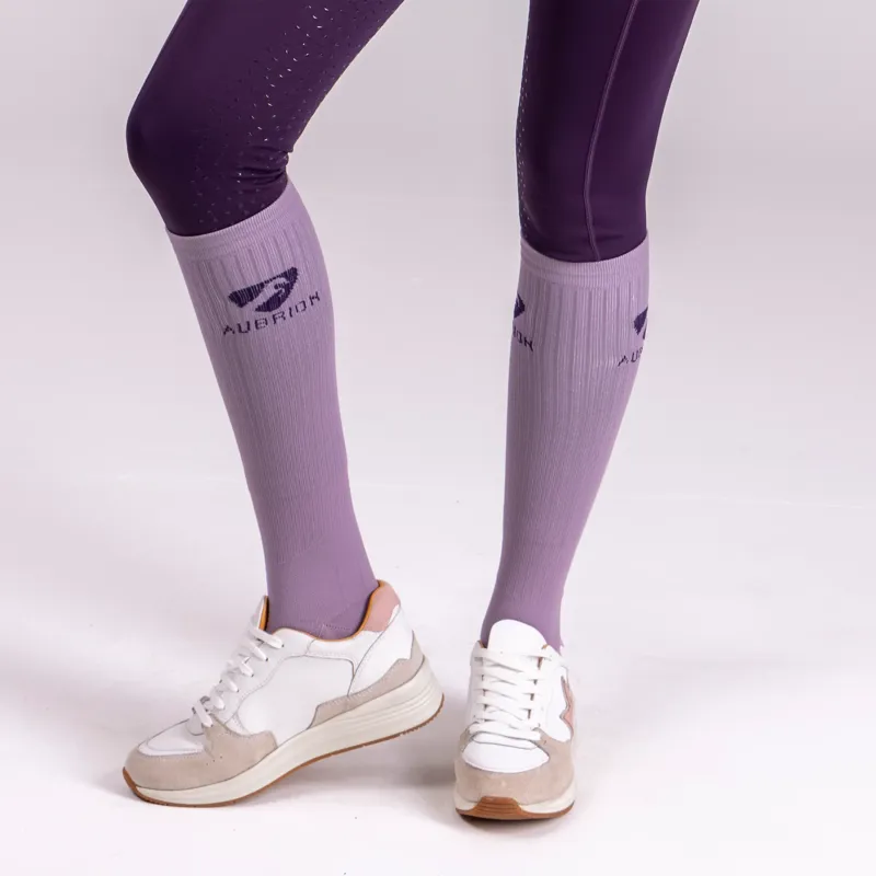 Aubrion Children's Winter Performance Socks - Mauve