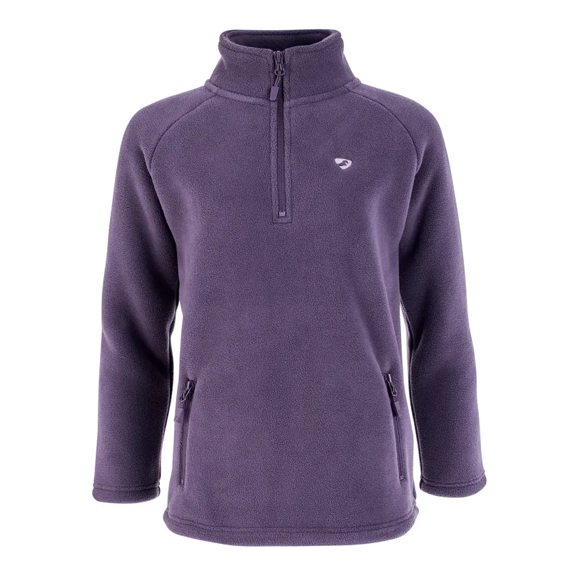 Aubrion Restore Half Zip Fleece - Young Rider - Purple