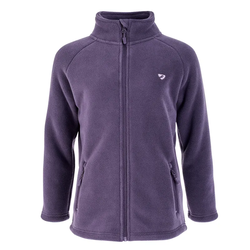 Aubrion Restore Full Zip Fleece - Young Rider - Purple
