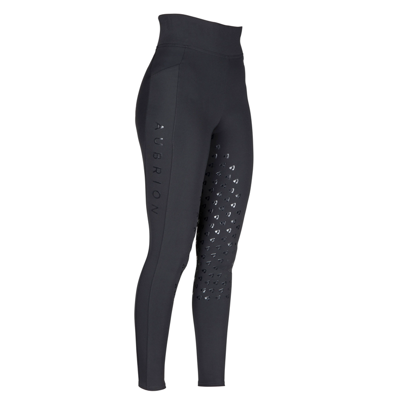 Aubrion Eltar Riding Tights - Young Rider - Black-1
