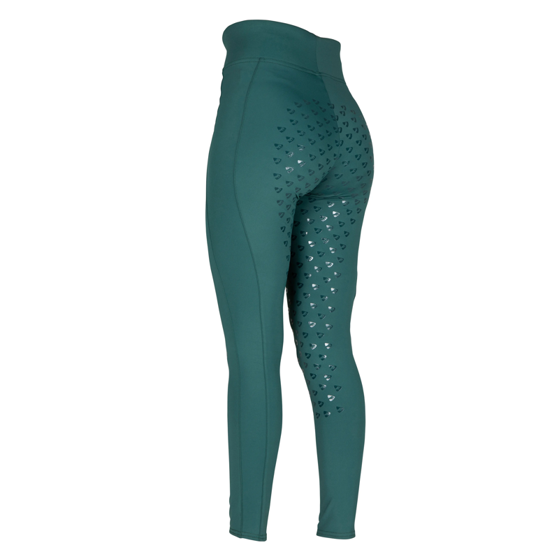 Aubrion Eltar Riding Tights - Young Rider - Green-2