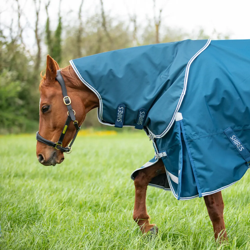 Shires Highlander Original 50 Turnout Rug Neck Cover - Ocean-1