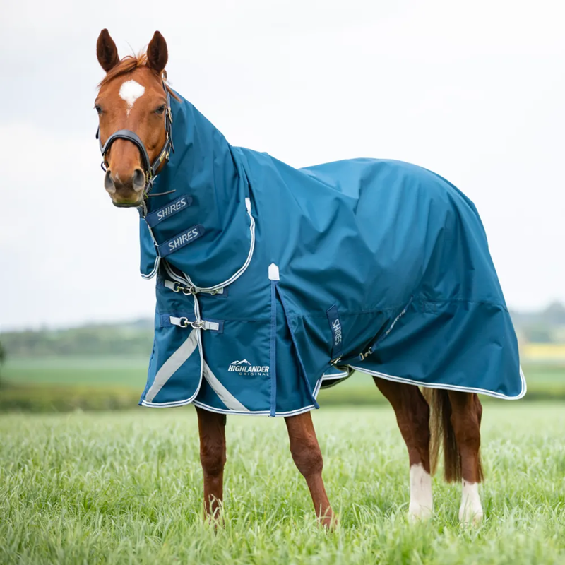 Shires Highlander Original 50 Combo Turnout Rug - Ocean-1