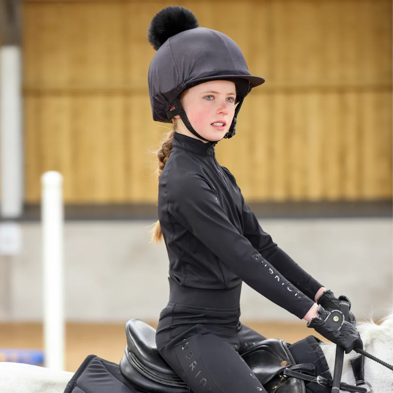 Aubrion Eltar Base Layer - Young Rider - Black-1