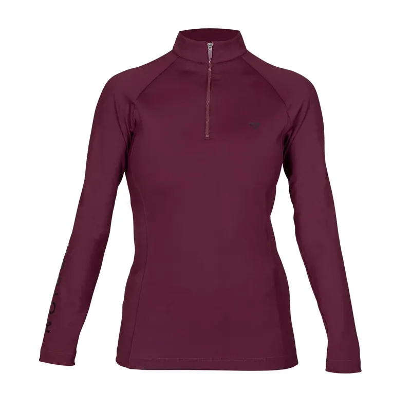 Aubrion Eltar Base Layer - Young Rider - Black Cherry