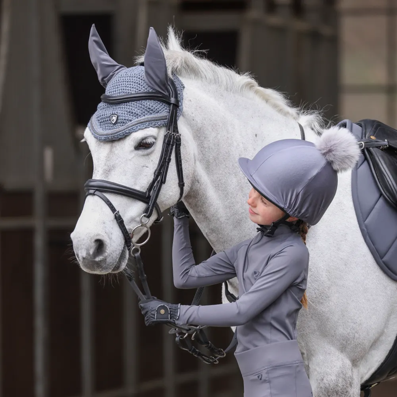 Aubrion Eltar Base Layer - Young Rider - Grey-2