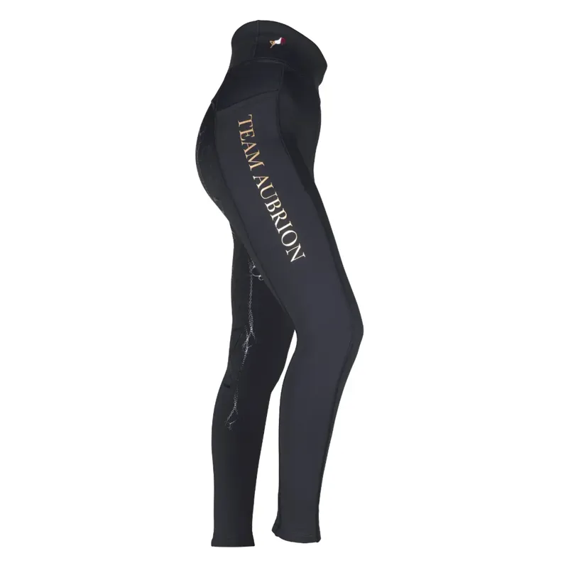 Aubrion Team Winter Riding Tights - Black