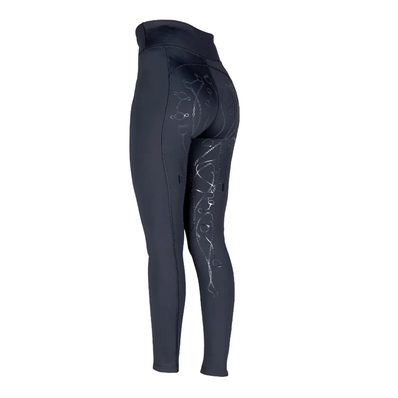 Aubrion Team Winter Riding Tights - Black-1
