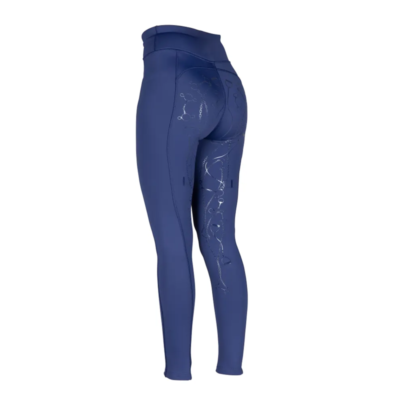 Aubrion Team Winter Riding Tights - Navy-1