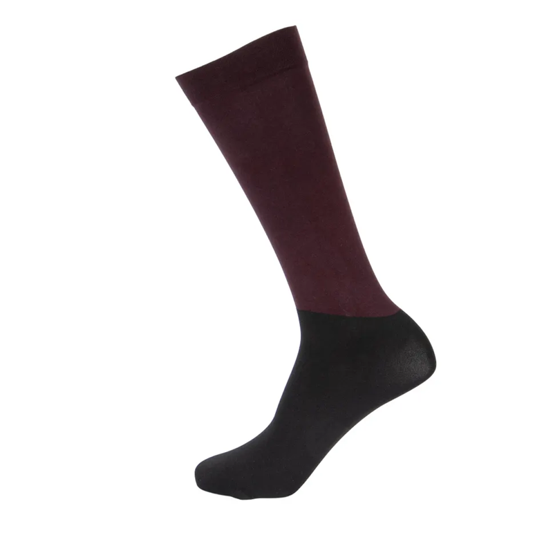 Aubrion Eltar Socks - Black Cherry-1