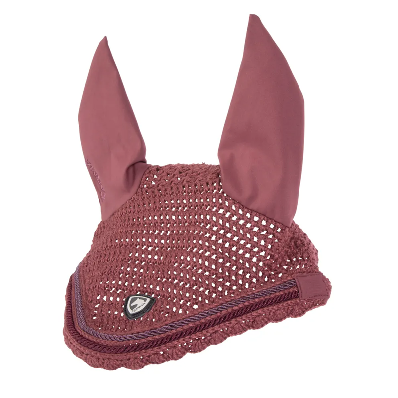 Shires ARMA Ear Bonnet - Black Cherry-2