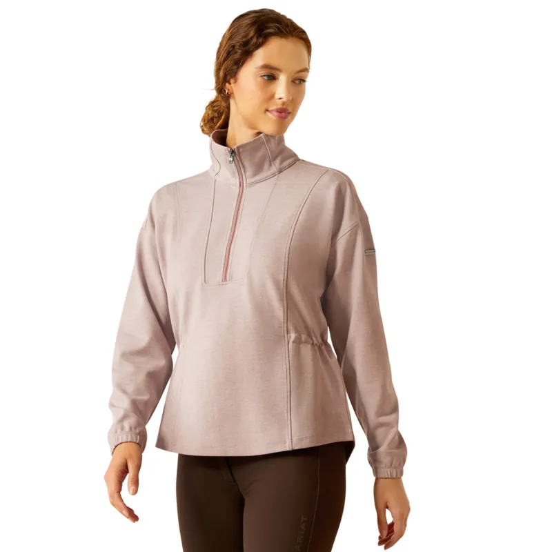 Ariat Women's Ryeland 1/2 Zip Sweatshirt - Purple Dove