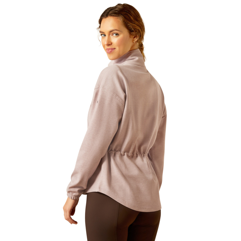 Ariat Women's Ryeland 1/2 Zip Sweatshirt - Purple Dove-1