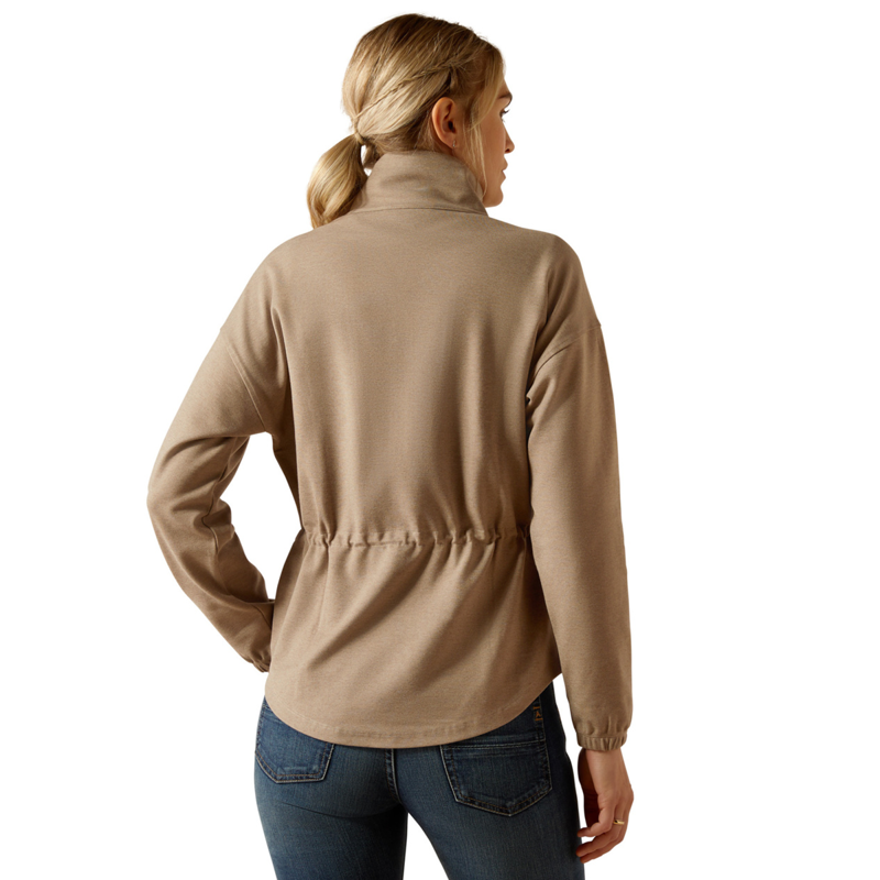 Ariat Women's Ryeland 1/2 Zip Sweatshirt - Brindle-1