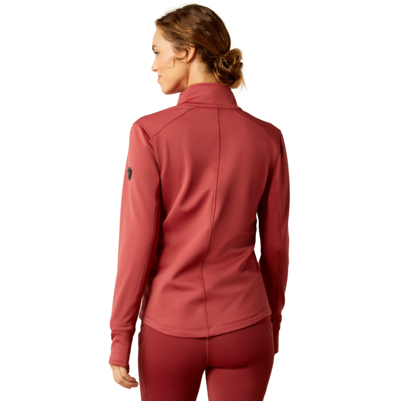 Ariat Women's Zaphus Full Zip Sweatshirt - Burnt Russet-1