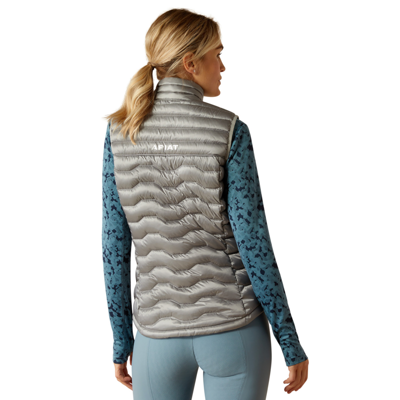 Ariat Women's Ideal Down Vest - Iridescent Ultimate Grey-1