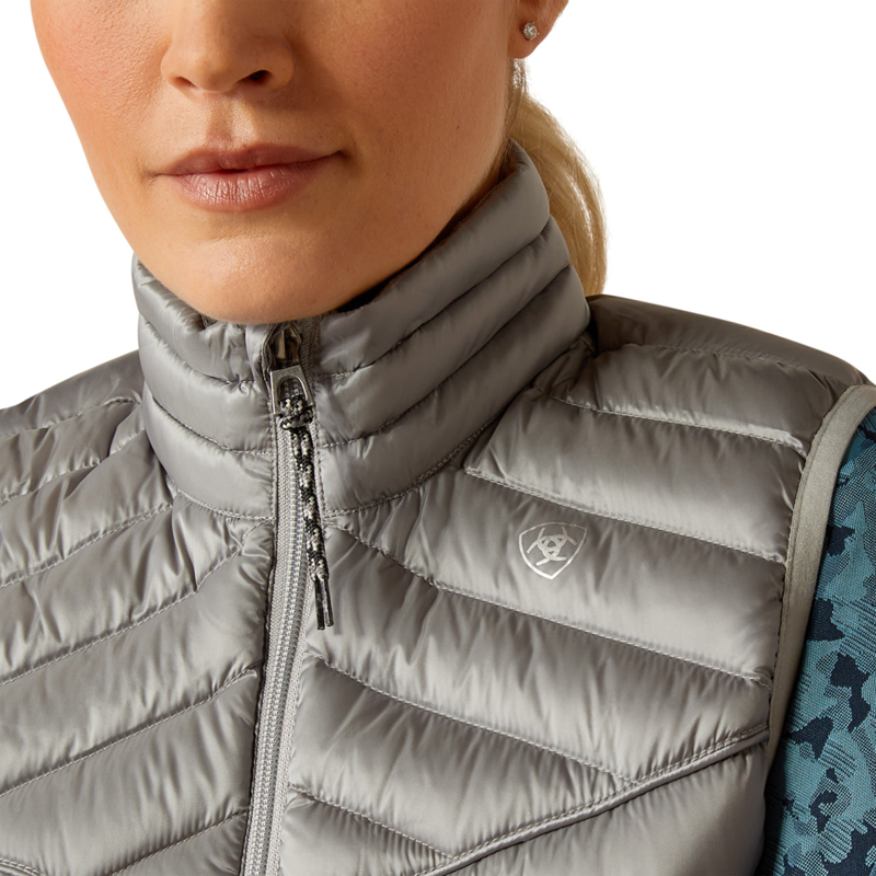 Ariat Women's Ideal Down Vest - Iridescent Ultimate Grey-2