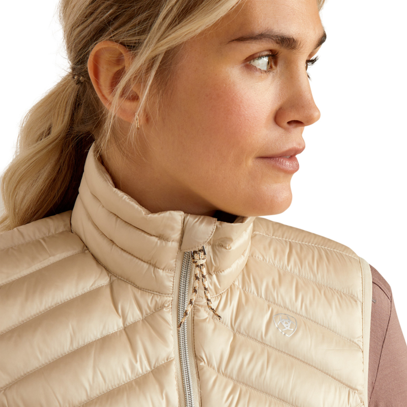 Ariat Women's Ideal Down Vest - Iridescent Summer Sand-2