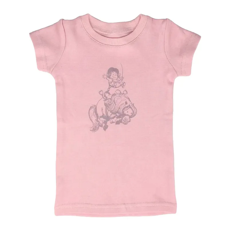 Hy Equestrian Thelwell Mini Tots T-Shirt - Baby Pink