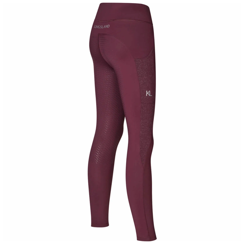 Kingsland KLValerie Ladies F-Grip Tights - Winetasting-1