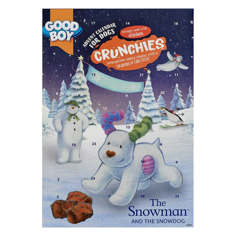 Good Boy The Snowman And The Snowdog Crunchies Advent Calendar