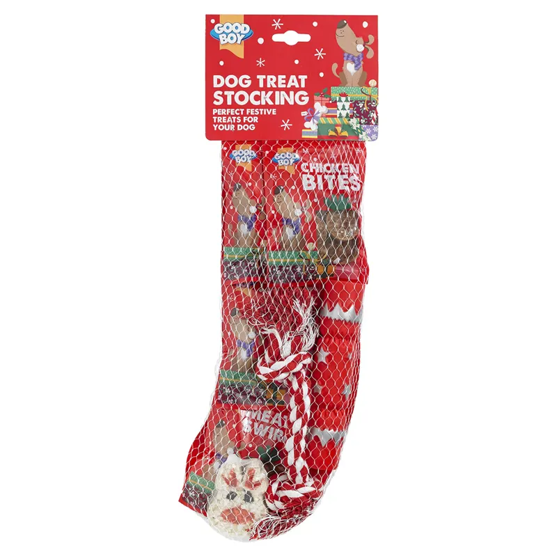 Good Boy Deluxe Dog Treat Stocking
