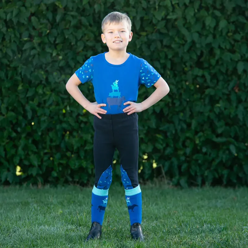 Farm Collection Tots Jodhpurs By Little Knight - - Navy/Cobalt Blue