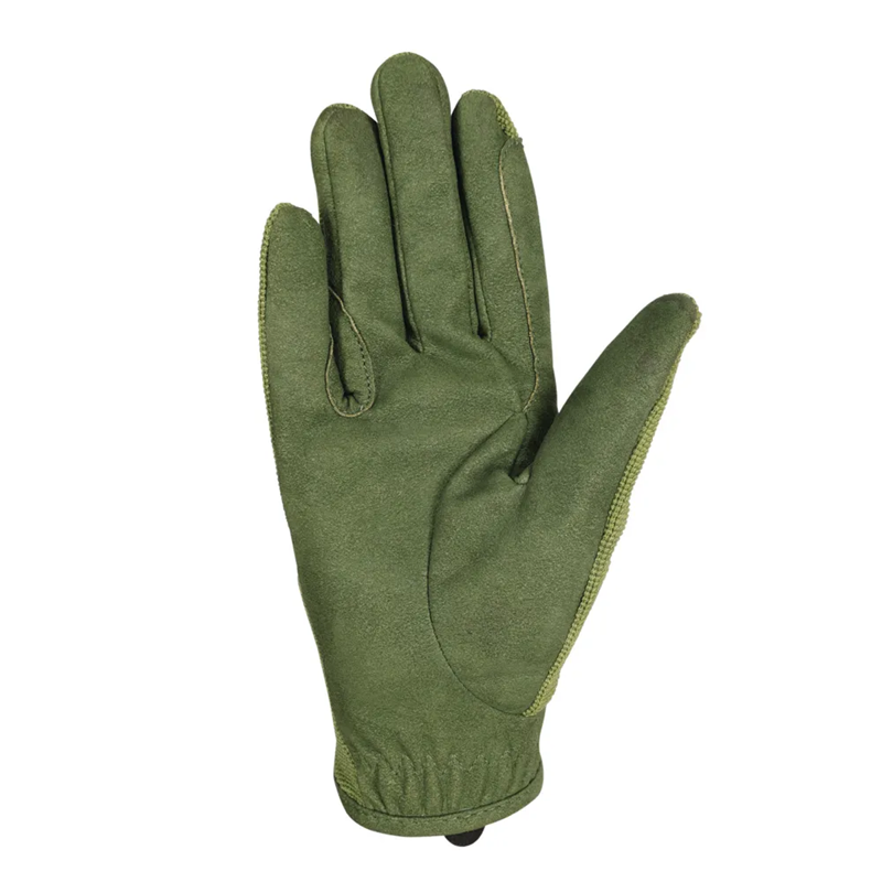 Farm Collection Riding Gloves by Little Knight - Olive Green-1