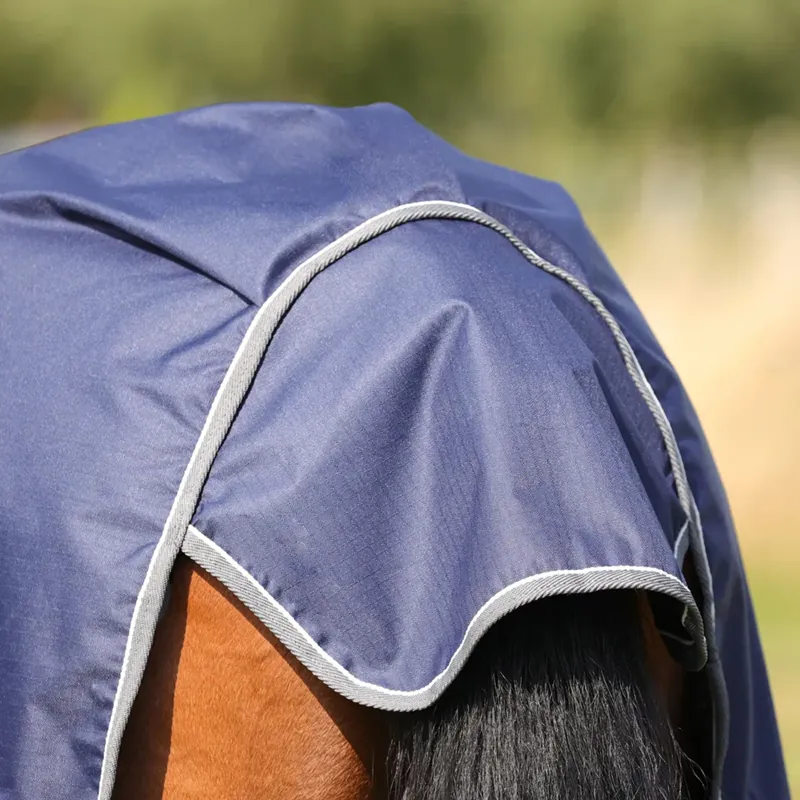 Hy StormX Empra 100g Turnout Rug - Navy-2