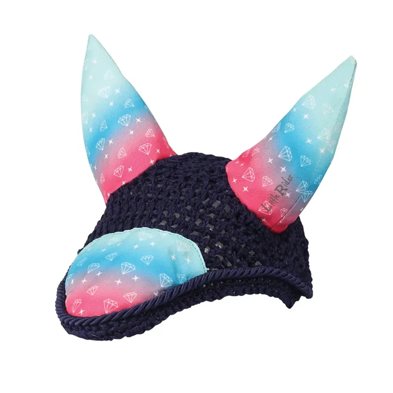 Dazzling Diamond Fly Veil by Little Rider - Navy