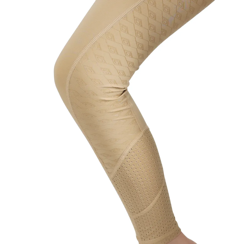 Hy Equestrian Children's Fordwich Riding Tights - Beige-3