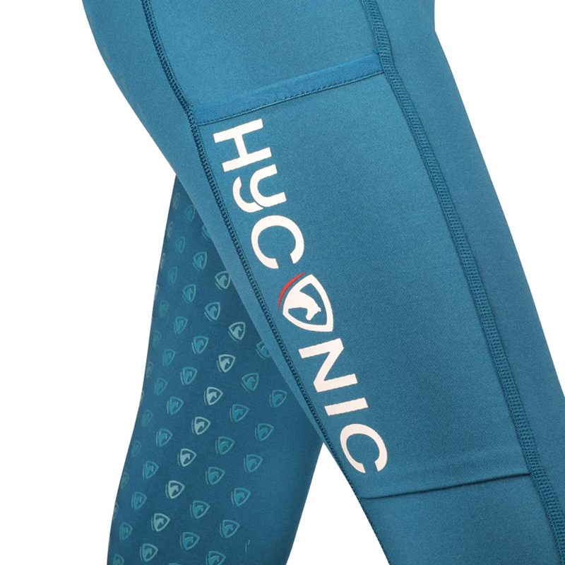 HyCONIC Children's Soria Riding Tights - Teal-4