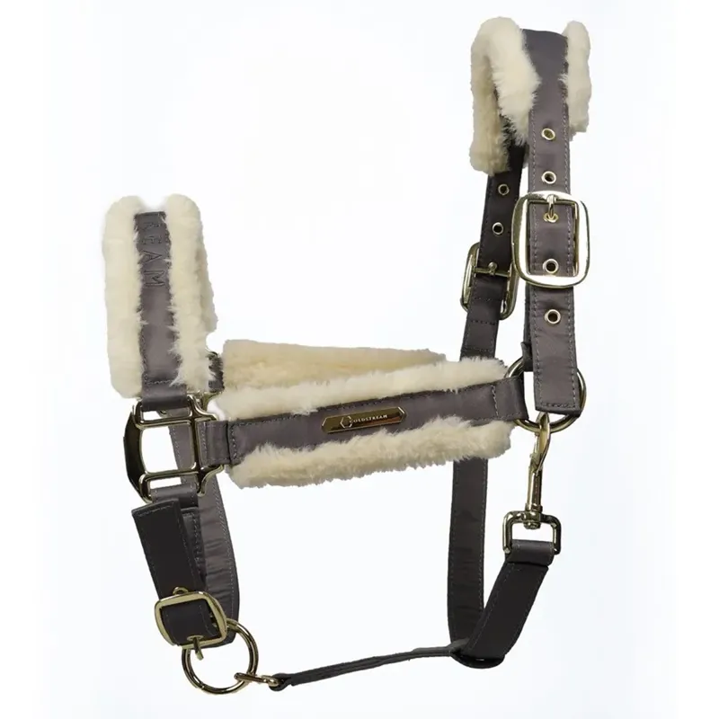 Coldstream Langlee Luxury Headcollar And Leadrope - Grey