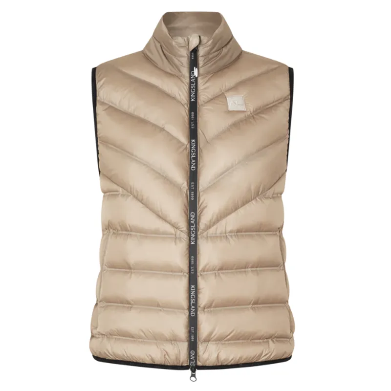 Kingsland KLVam Padded Unisex Gilet - Beige Cobblestone