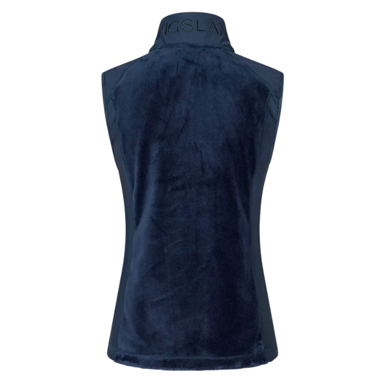 Kingsland KLVania Ladies Coral Fleece Vest - Navy-1
